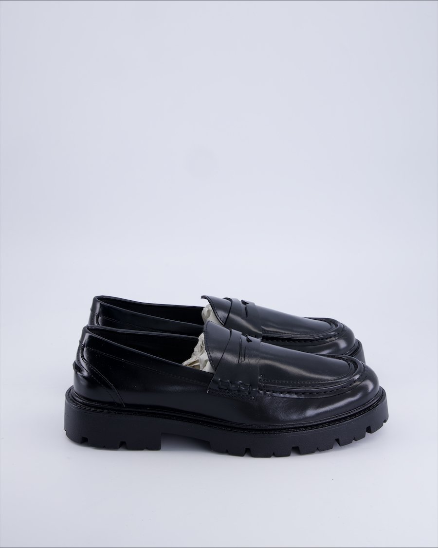 H&m Flats Vegan leather Black 40 EU