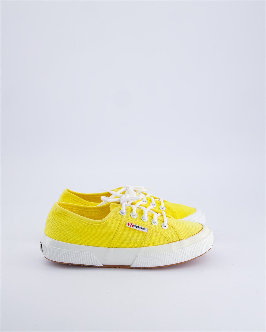 Superga Trainers Cloth Yellow 36 EU