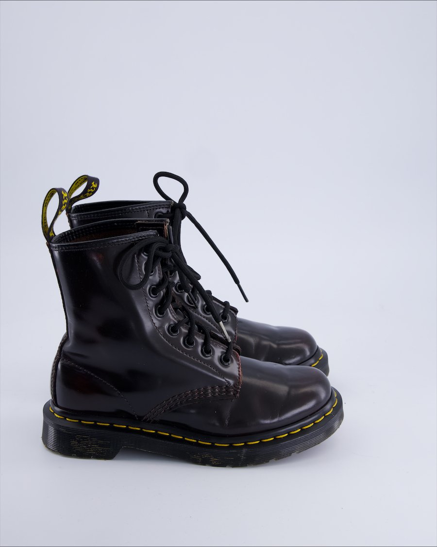 Dr. Martens Ankle Boots Leather Burgundy 36 EU