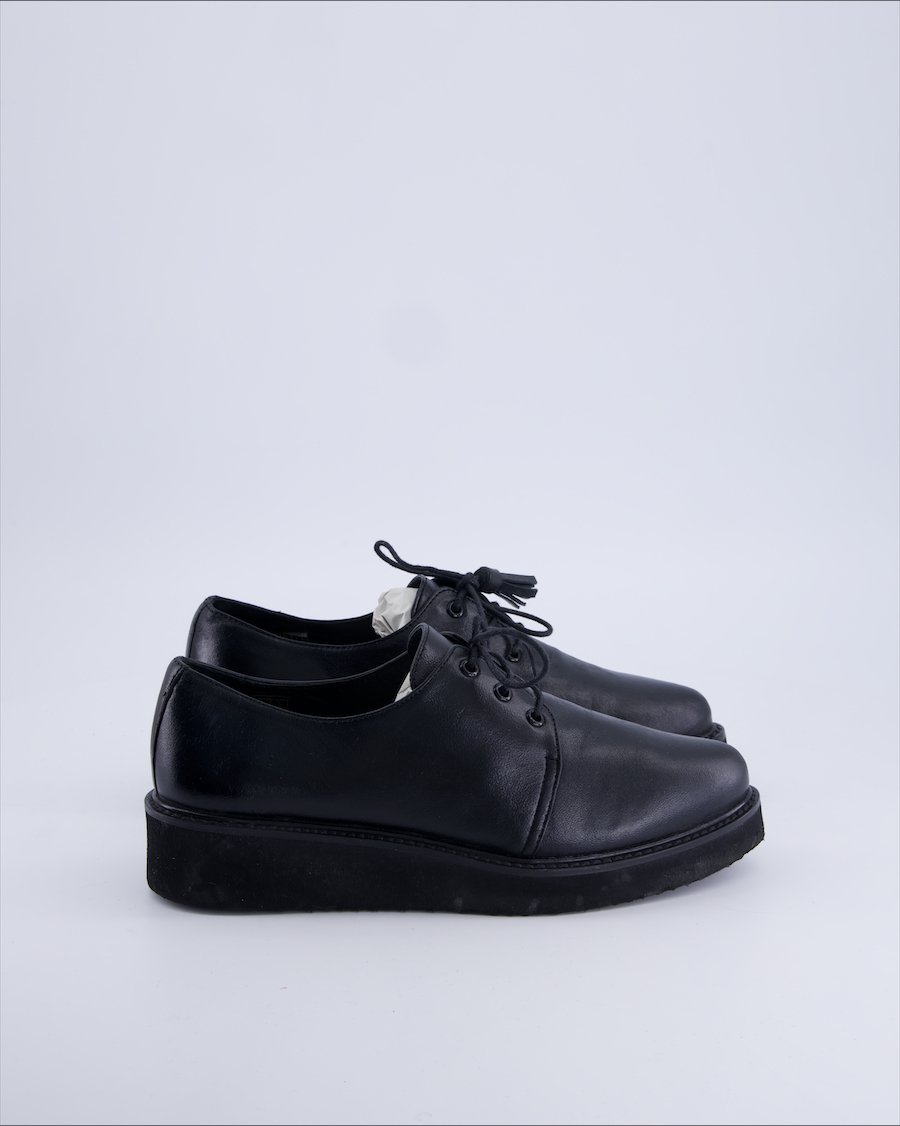 Hotic Lace ups Leather Black 38 EU