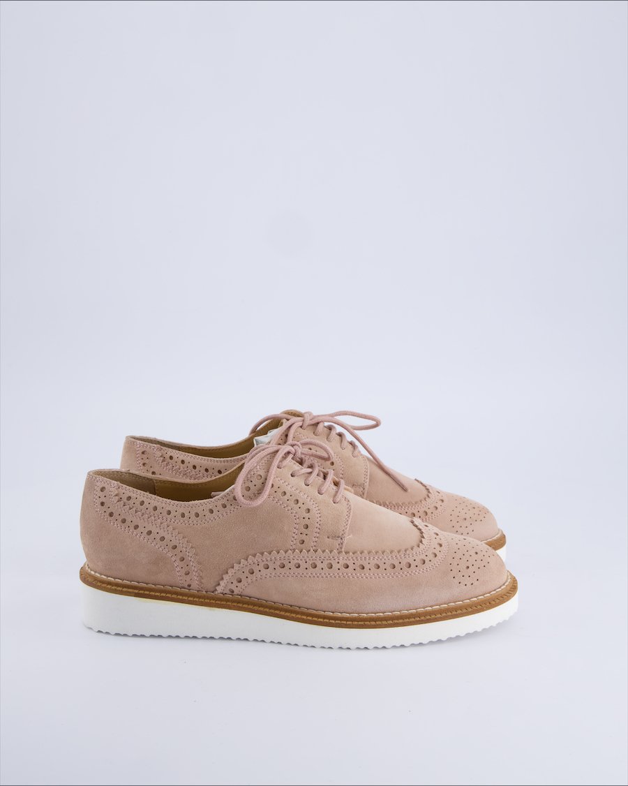 Kiomi Lace ups Suede Pink 37 EU