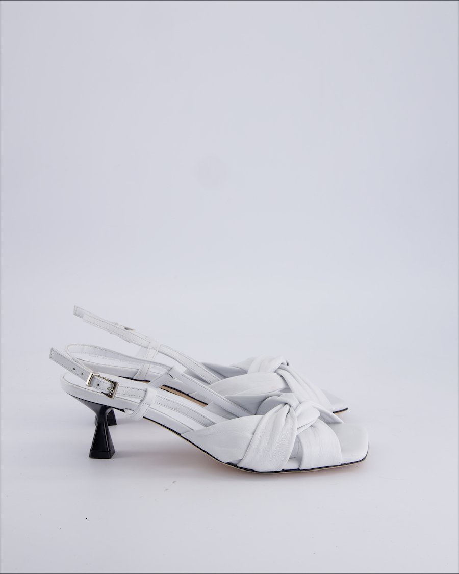 Guglielmo Rotta Heels Leather White 38 EU