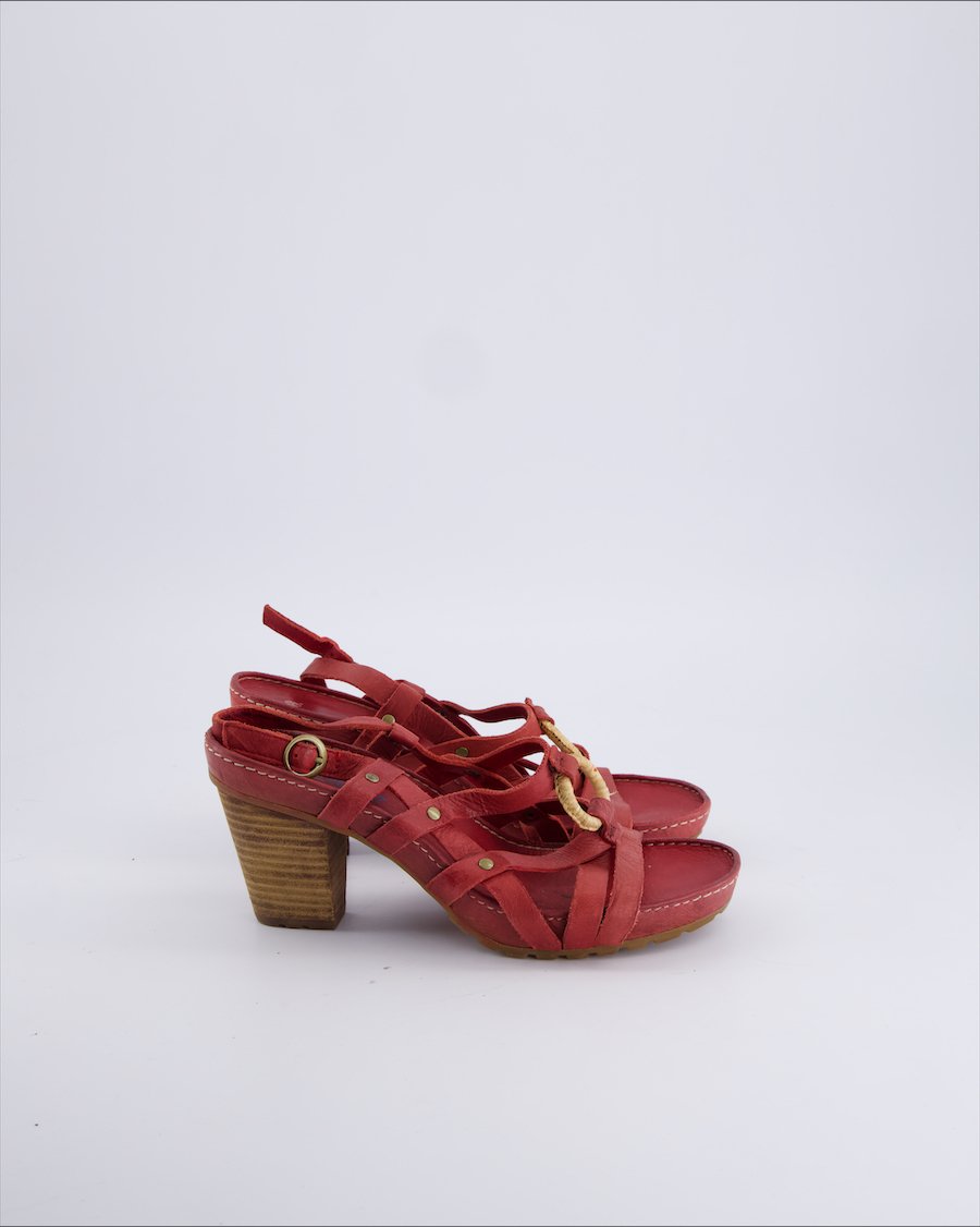 Timberland Heels Leather Red 38 EU