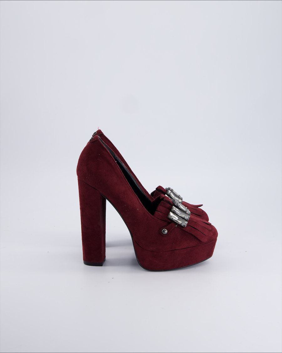 Guess Heels Suede Burgundy 38 EU