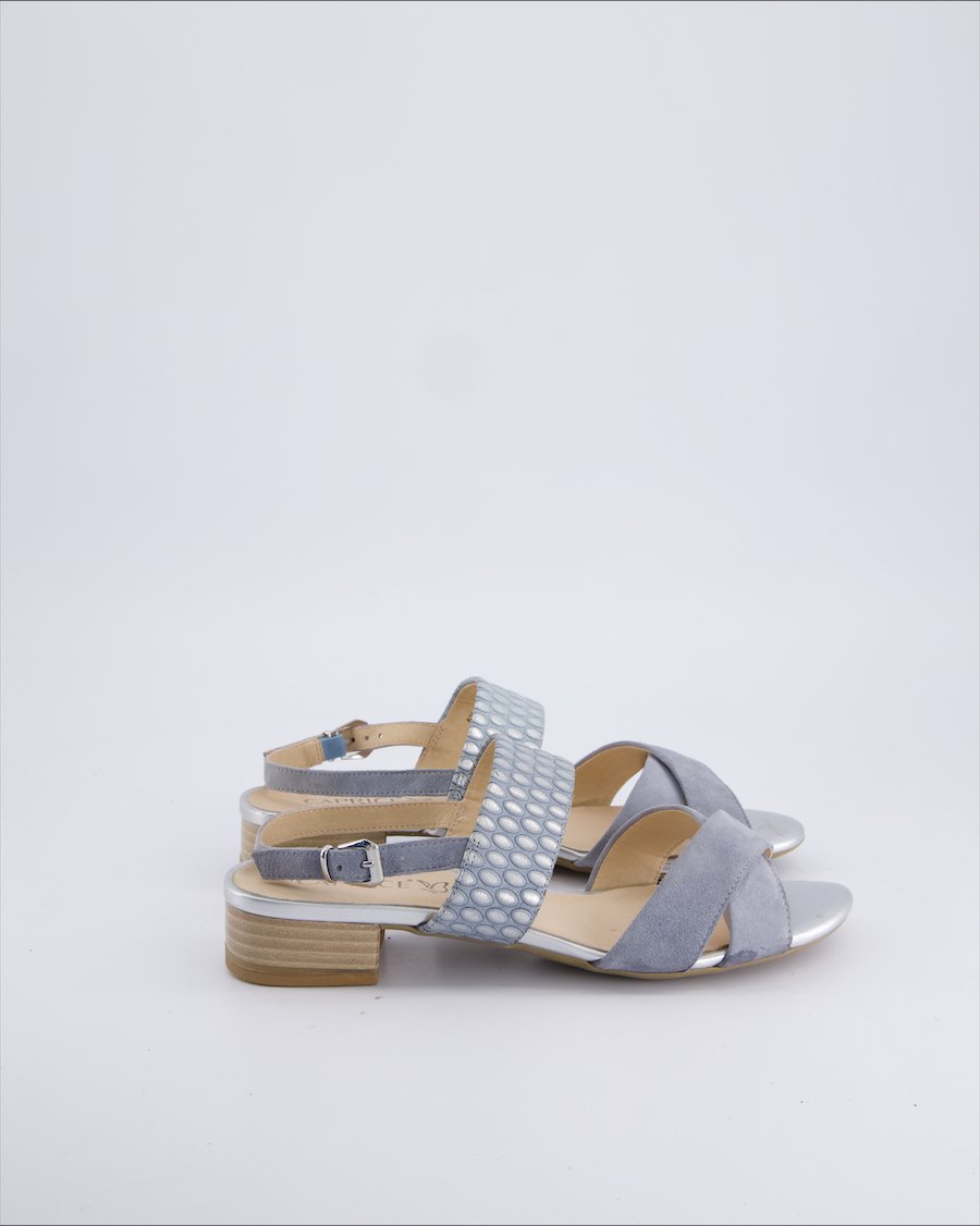 Caprice Sandals Leather Turquoise 38.5 EU