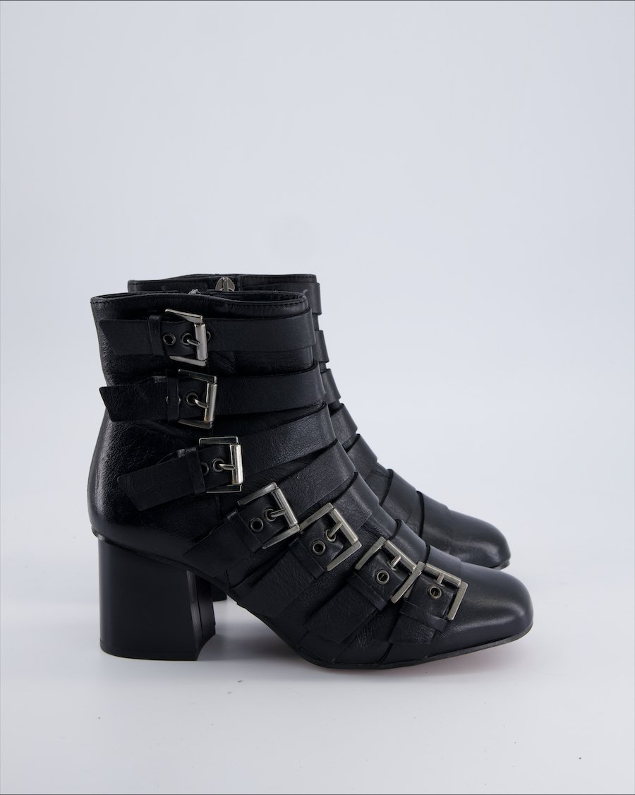Topshop Ankle Boots Leather Black 37 EU