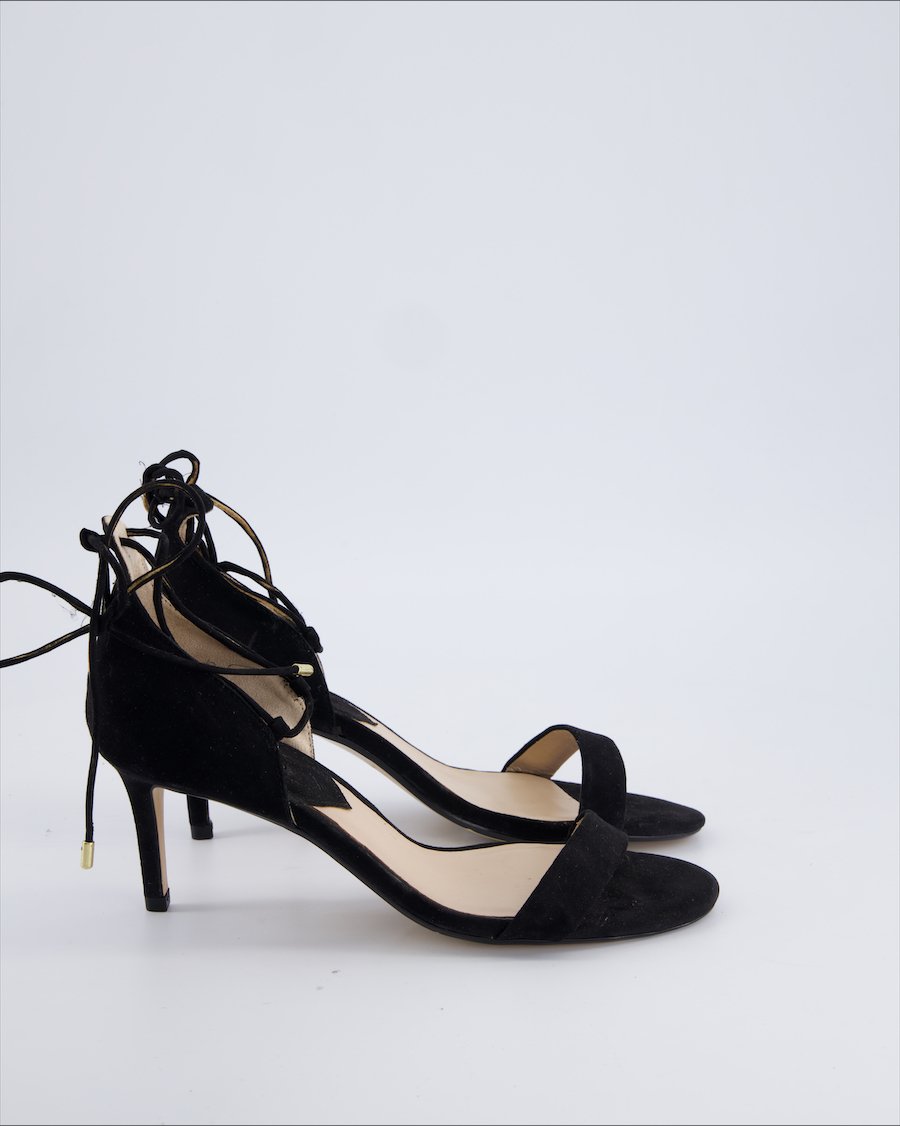 Mango Heels Suede Black 37 EU