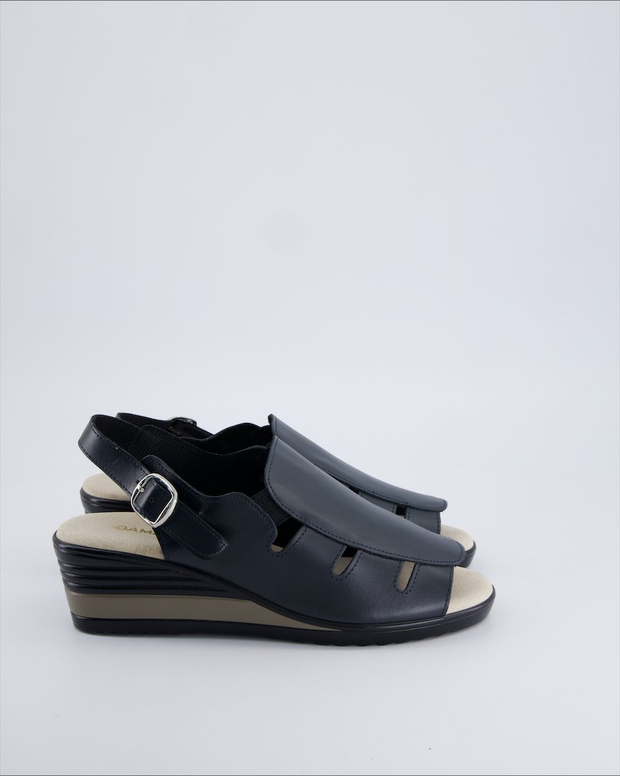 Damart Sandals Leather Navy 39 EU