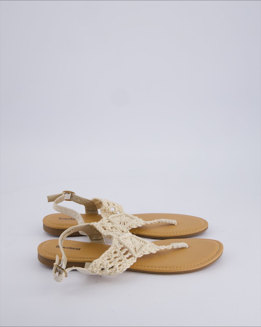 Graceland Sandals Cloth Beige 41 EU