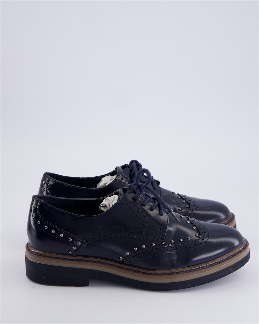 Bata Lace ups Leather Navy 39 EU