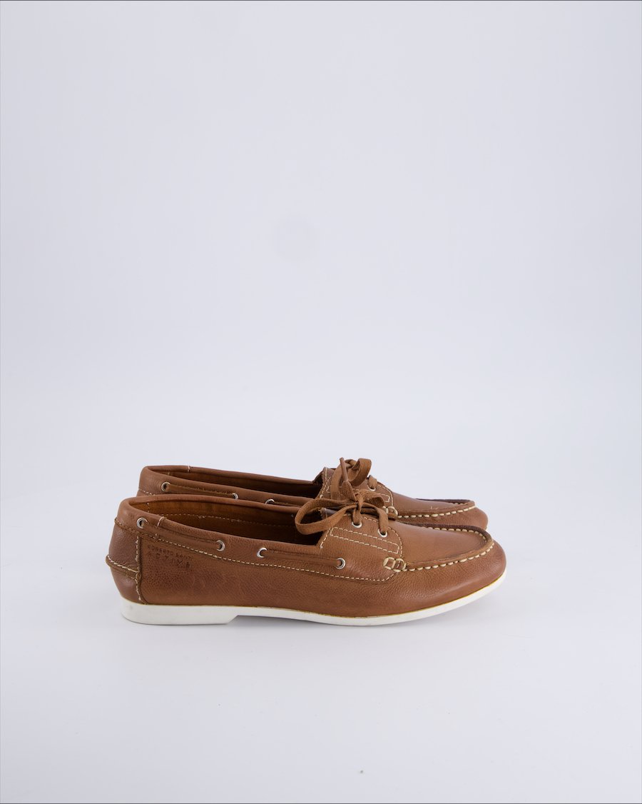 Roberto Santi Active Flats Leather Brown 38 EU