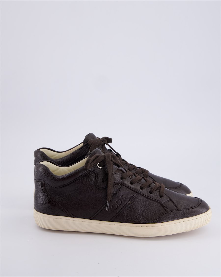 Tod's Trainers Leather Brown 38 EU