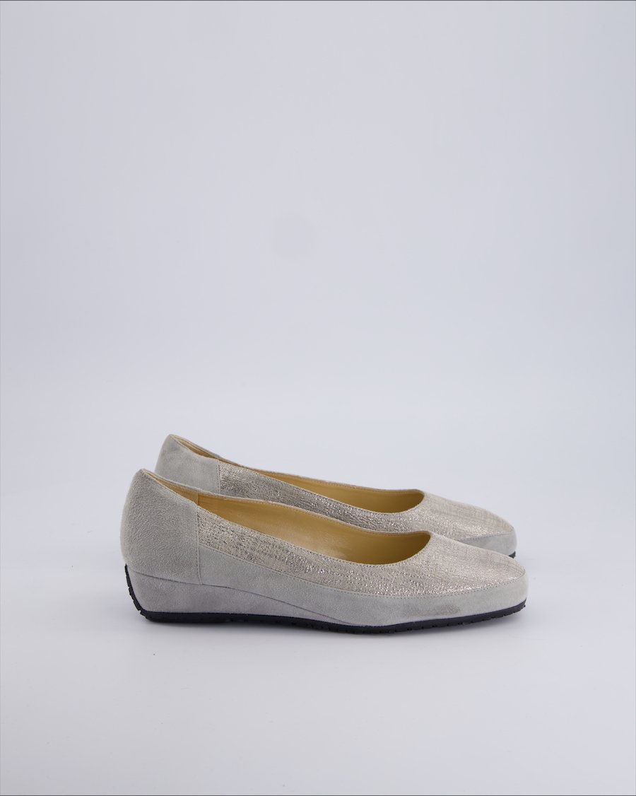Bagnoli Ballet flats Leather Silver 37 EU
