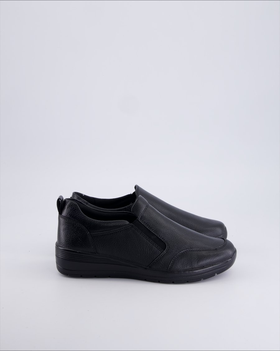 Easy Street Flats Leather Black 37 EU