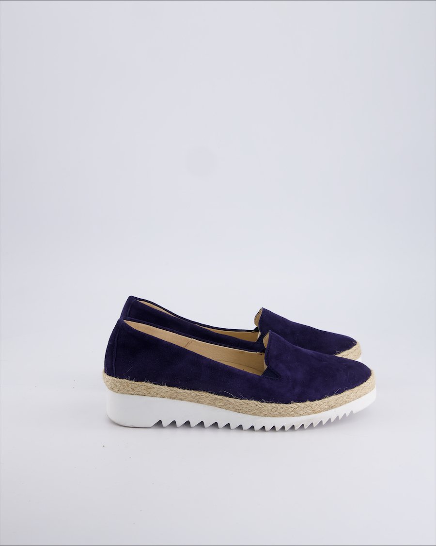 Gabor Espadrilles Suede Blue 37 EU
