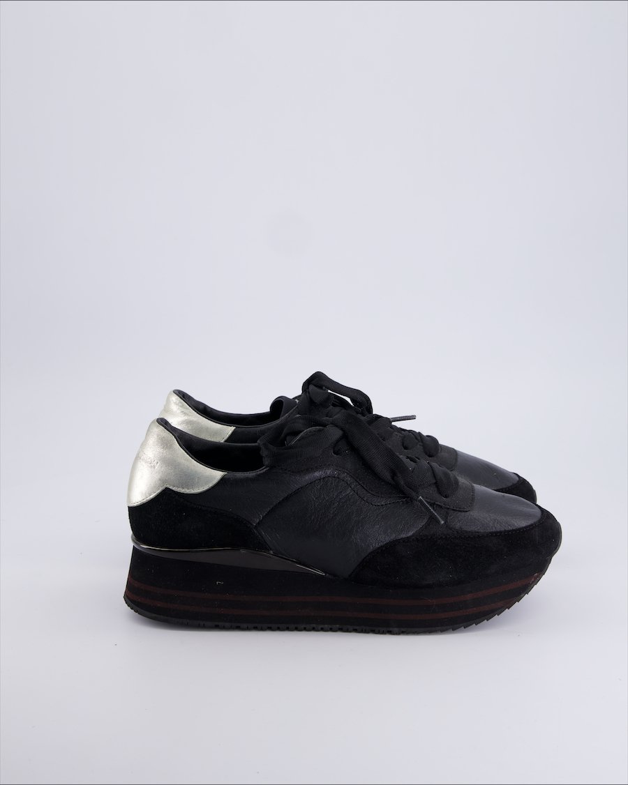 Crime London Trainers Leather Black 39 EU