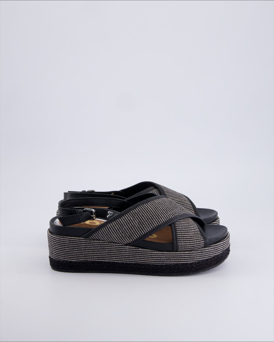 Gioseppo Sandals Cloth Blue 38 EU