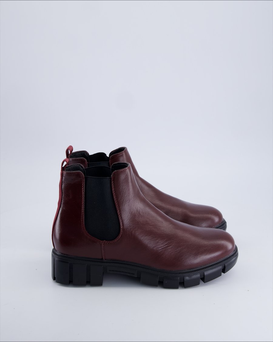 Young Spirit Ankle Boots Leather Burgundy 40 EU