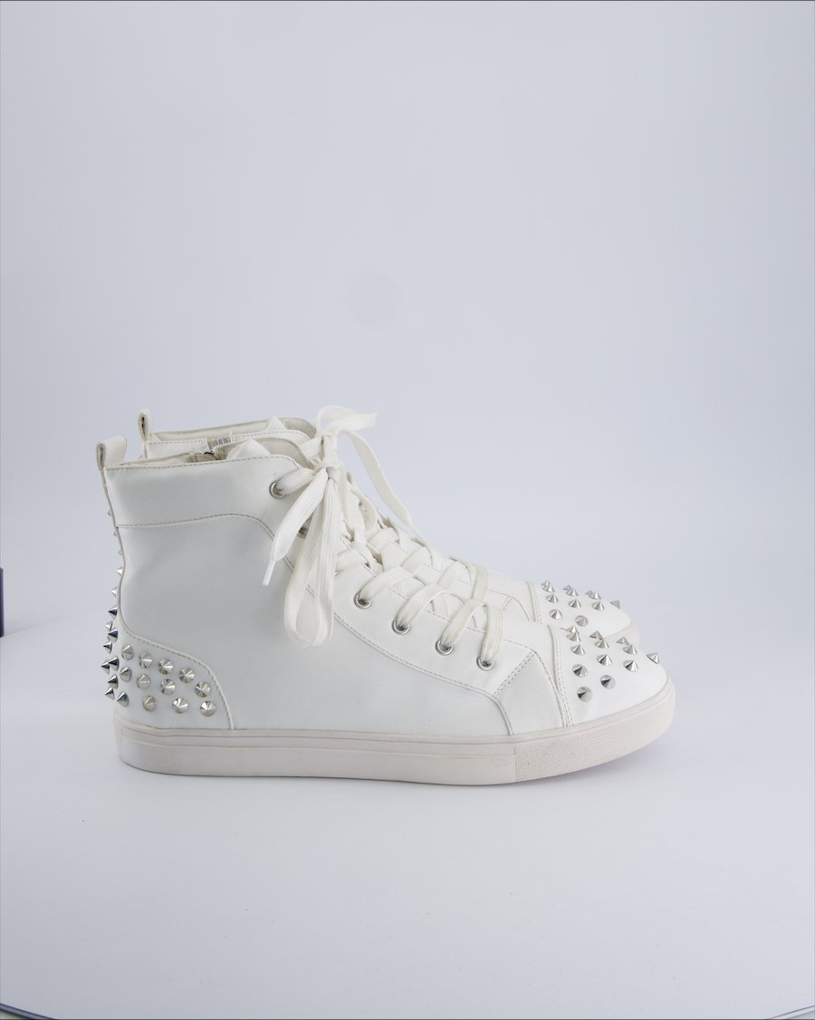 Steve Madden High trainers Leather White 46 EU