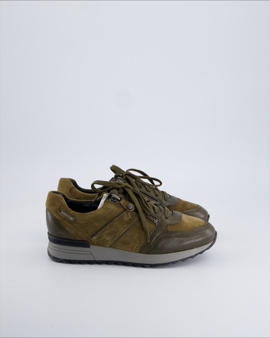 Mephisto Trainers Suede Khaki 38 EU