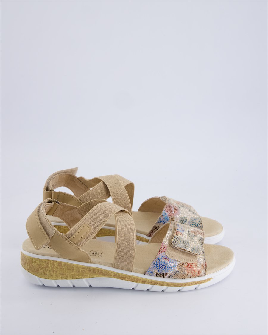 Scalina Sandals Leather Beige 42 EU
