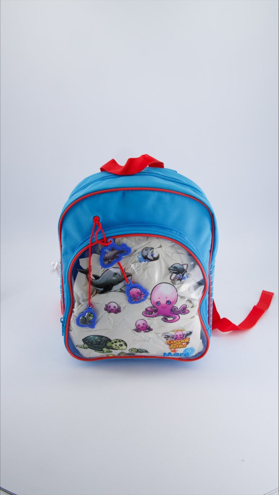 Cuccioli Cerca Amici Backpacks Cloth Turquoise