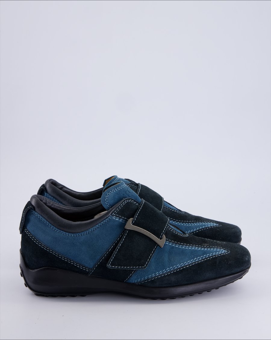 Tod's Trainers Suede Blue 35.5 EU