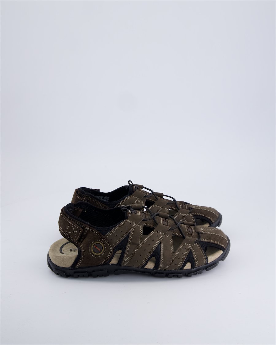 Geox Sandals Suede Brown 40 EU