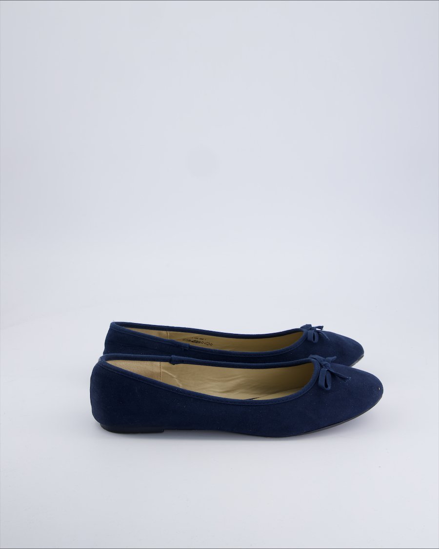 Graceland Ballet flats Suede Blue 42 EU