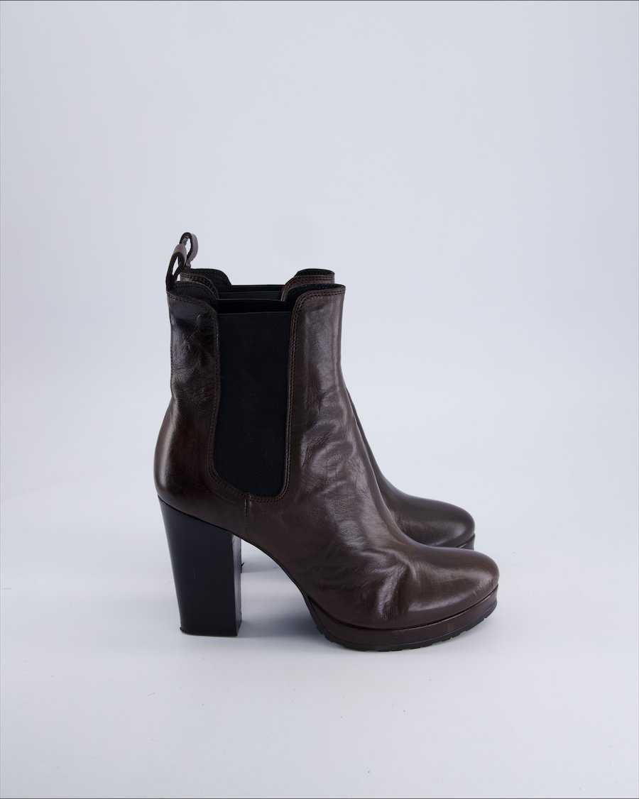 Pasito Ankle Boots Leather Brown 39 EU