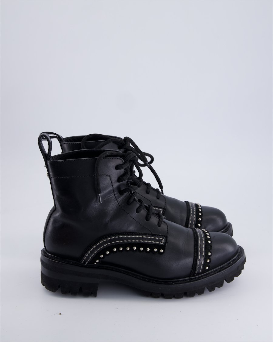 Dsquared2 Ankle Boots Leather Black 39 EU