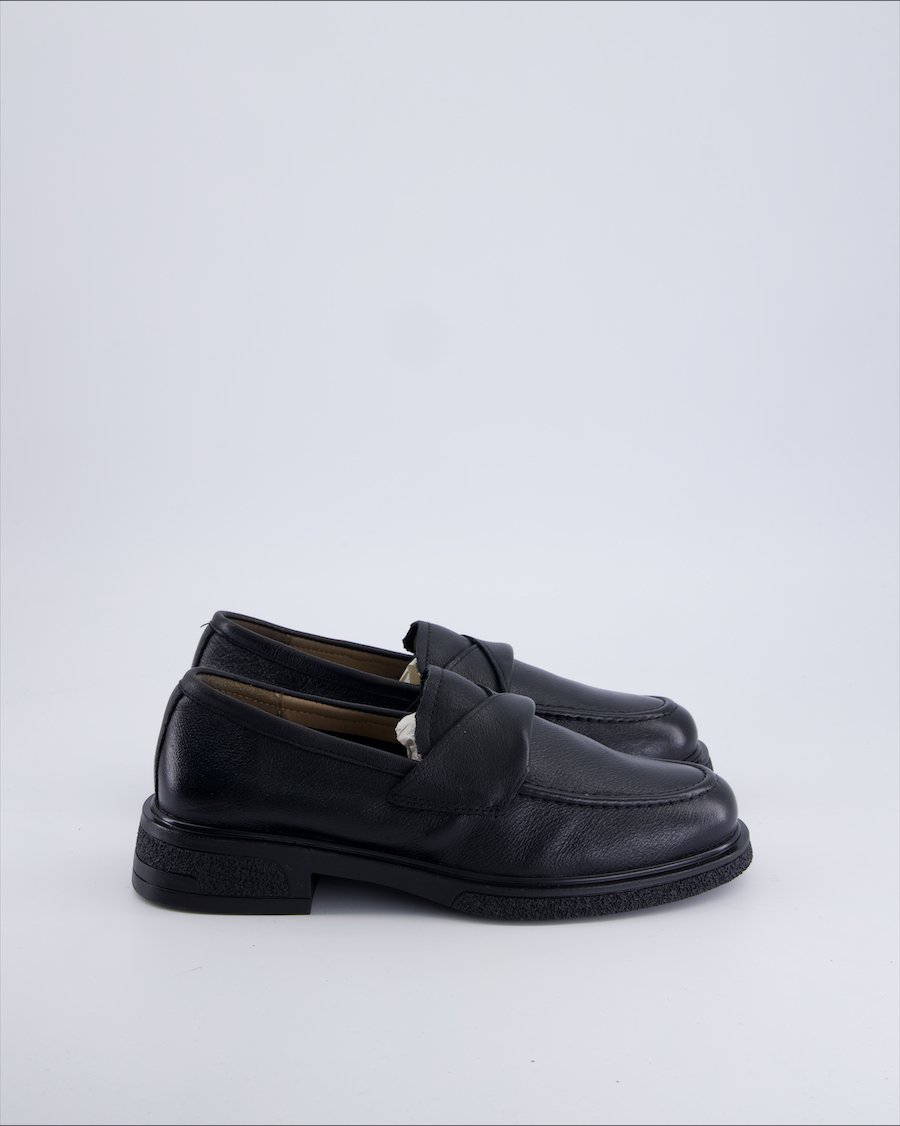 Cesare Gaspari Flats Leather Black 37 EU