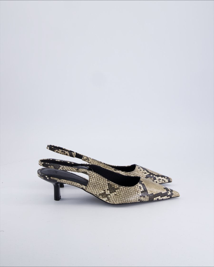 H&m Heels Polyurethane Beige 39 EU