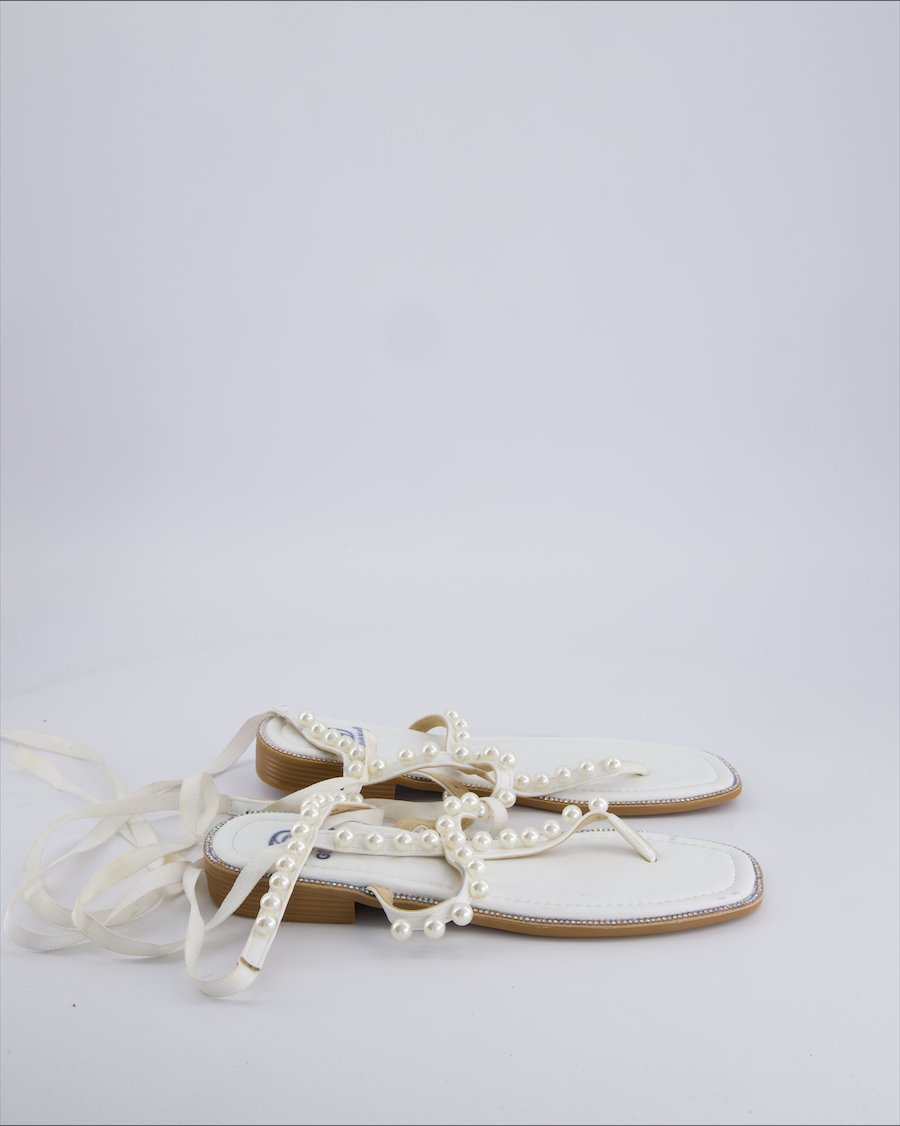Givana Sandal Polyurethane White 40 EU