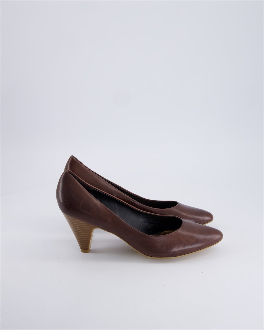 5th Avenue Heels Leather Brown 40 EU