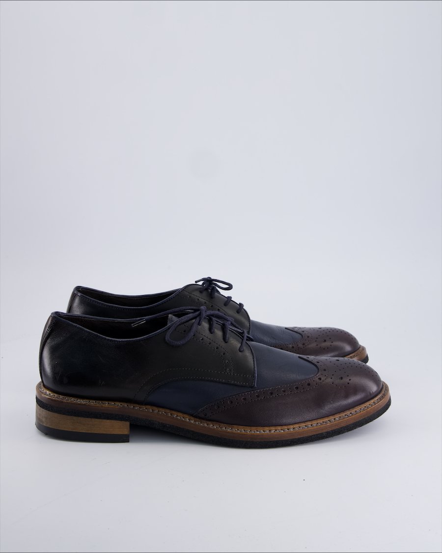 L'idea Flats Leather Blue 44 EU