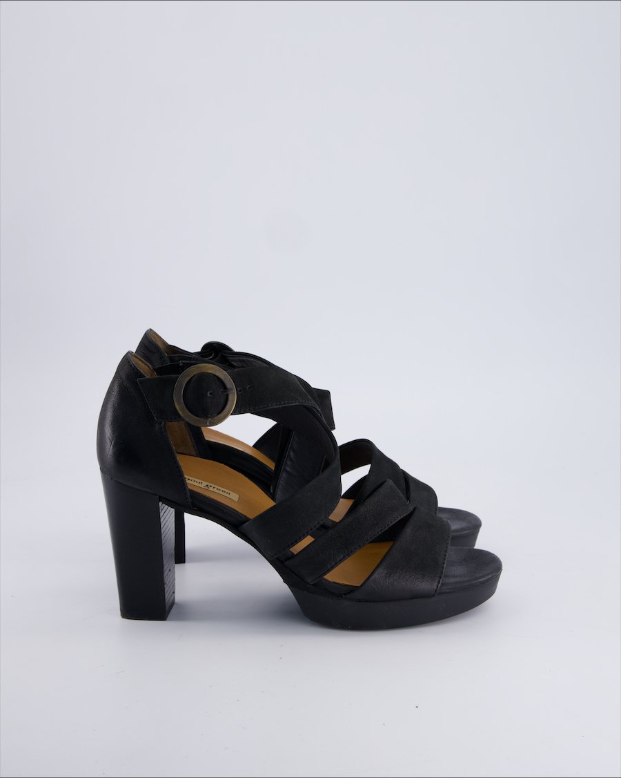 Paul Green Heels Leather Black 39 EU