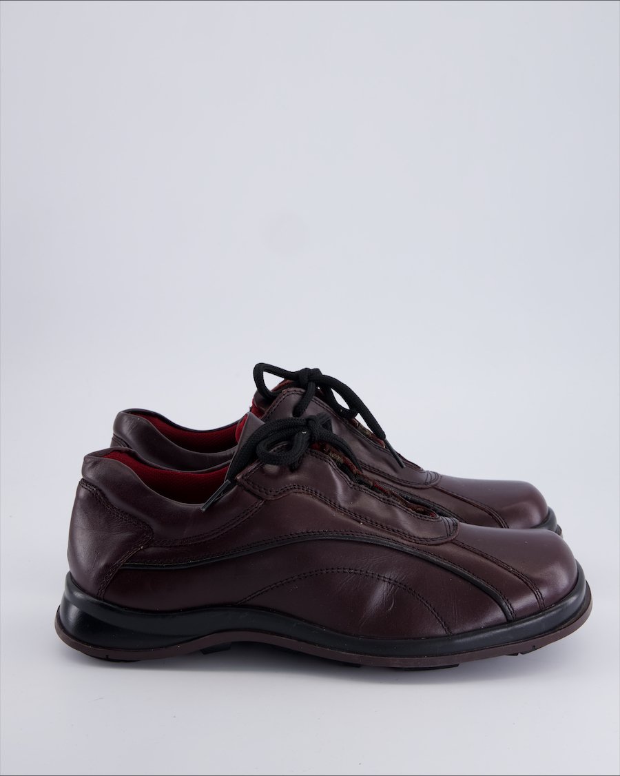 Antonio Barbieri Lace ups Leather Burgundy 39 EU