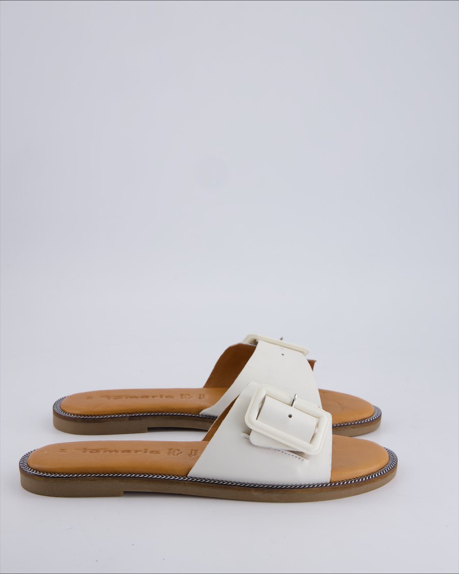 Tamaris Sandals Leather White 39 EU