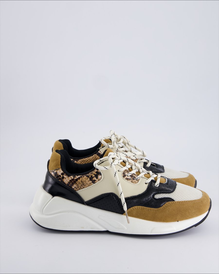 Ichi Trainers Suede Camel 38 EU