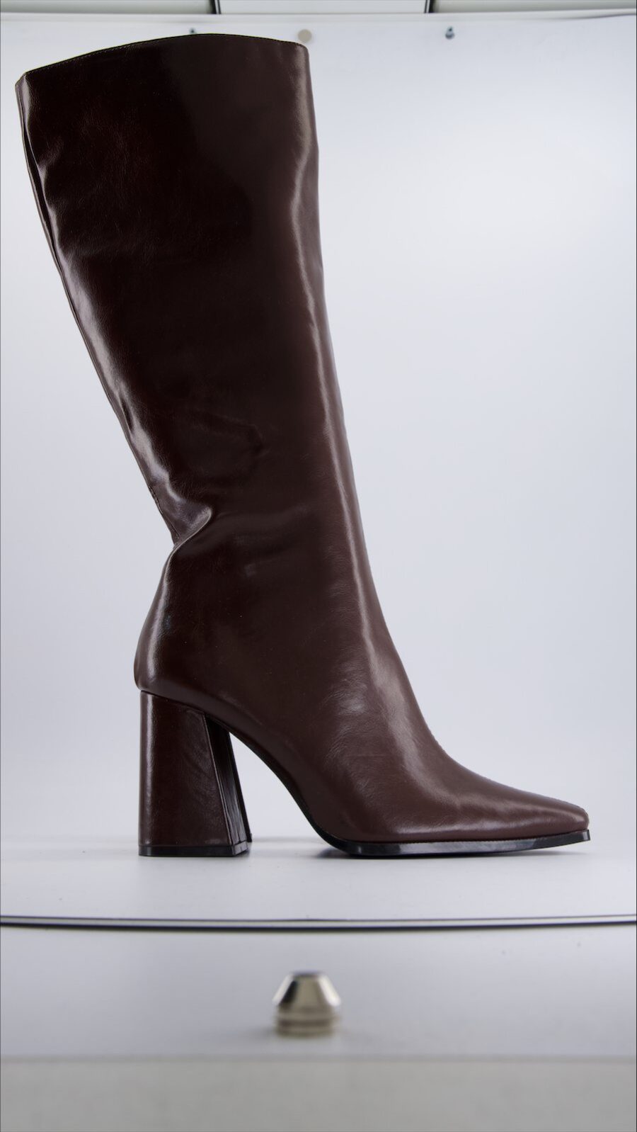 Bershka Boots Polyurethane Brown 40 EU