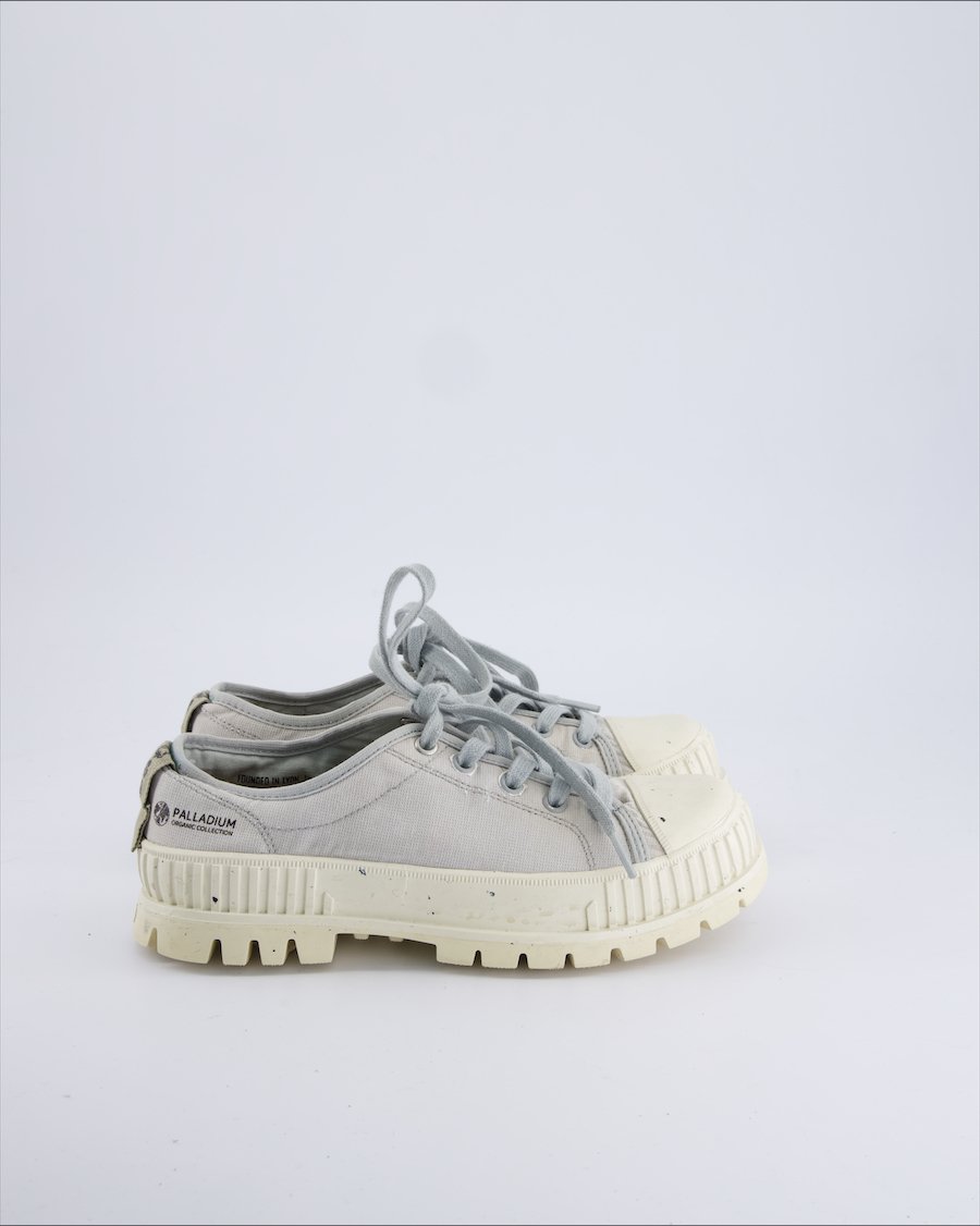 Palladium Trainers Cloth Grey 38 EU