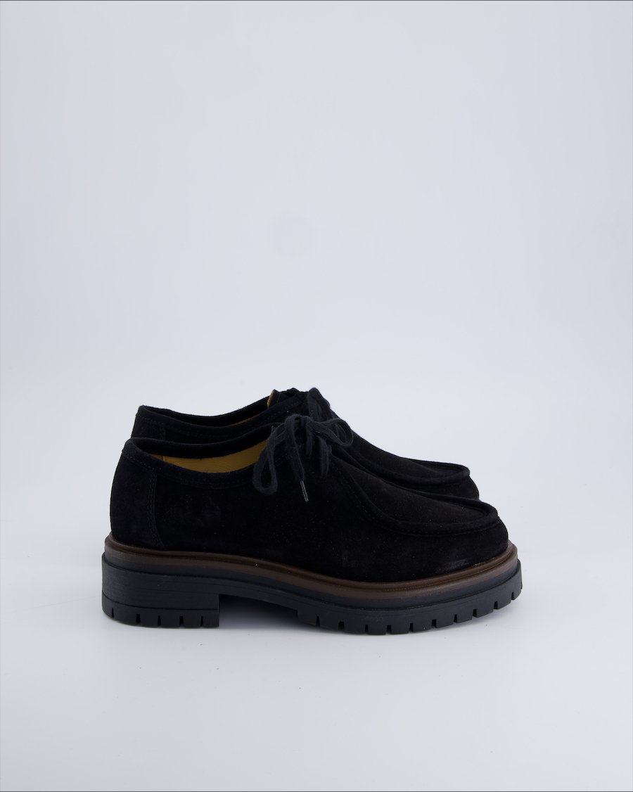 Schuhengel Lace ups Suede Black 38 EU