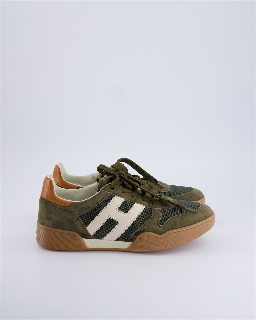 Hogan Trainers Suede Khaki 41 EU