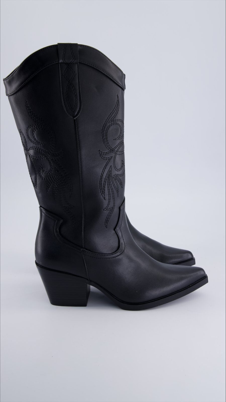 Bershka Boots Polyurethane Black 38 EU