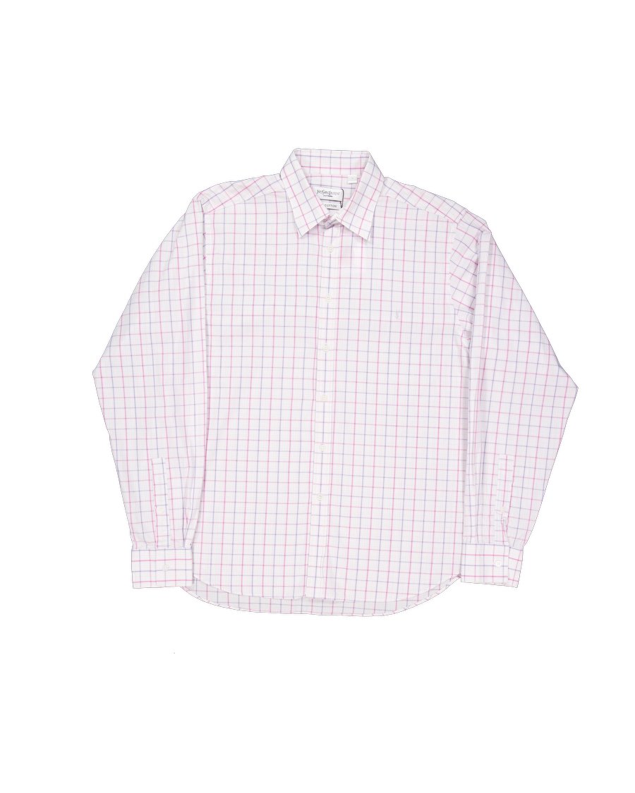 Yves Saint Laurent Shirts Cotton Pink L International