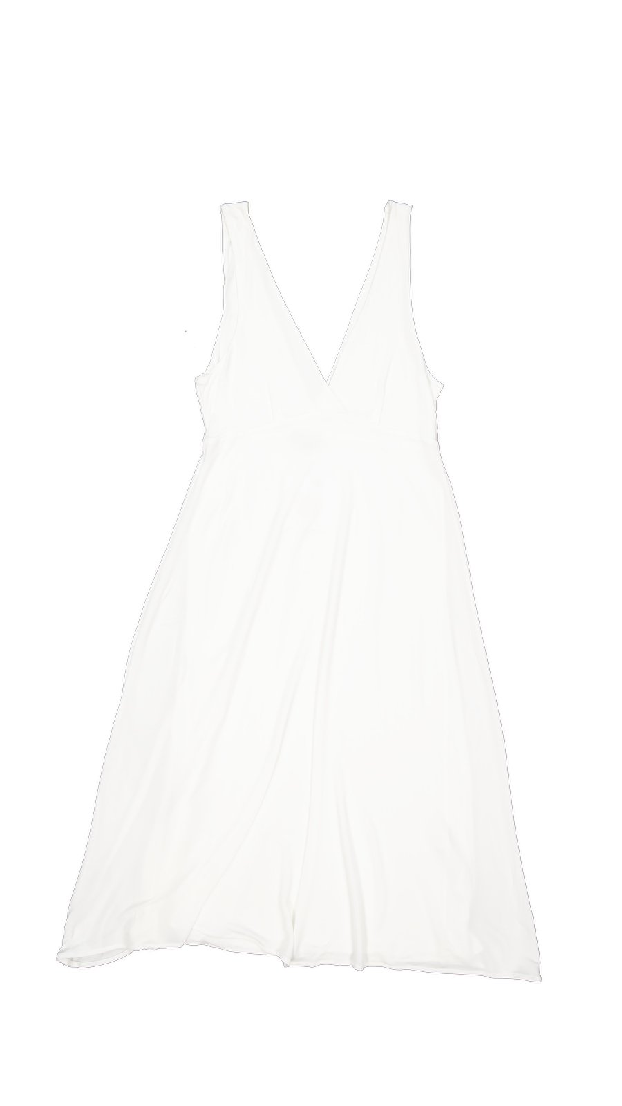 Massimo Dutti Mid-length Viscose White M International
