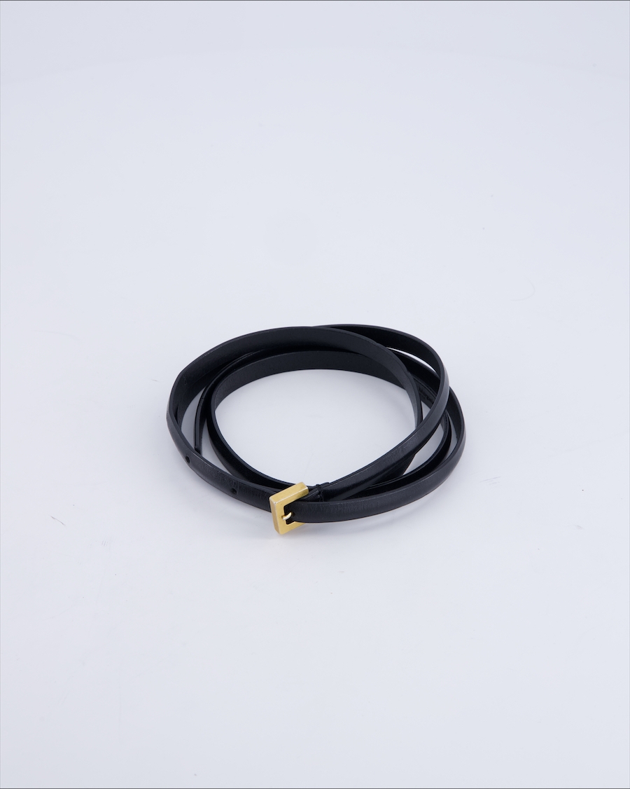 Maison Martin Margiela Leather Leather Black 95 cm