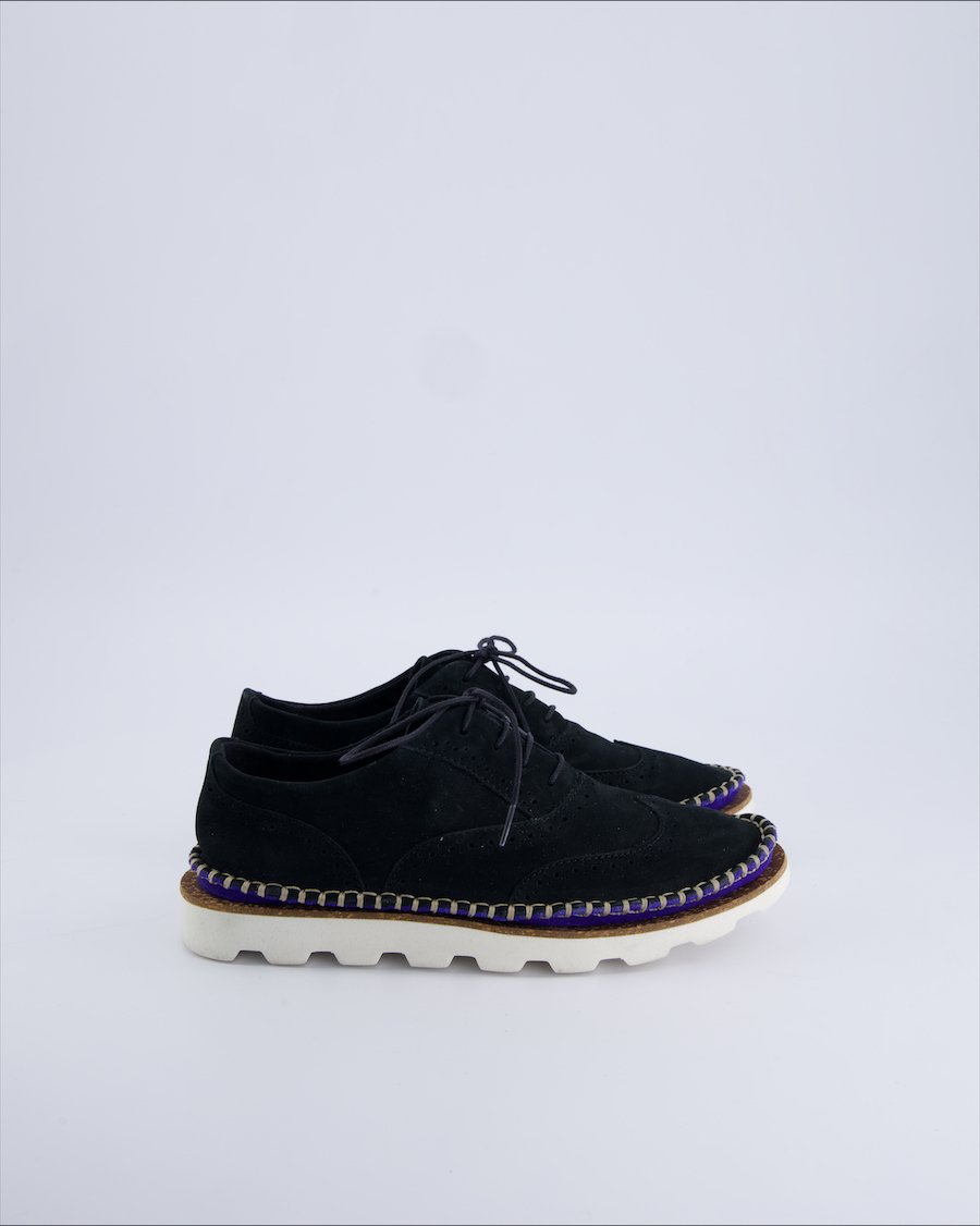 Clarks Lace ups Suede Black 36 EU