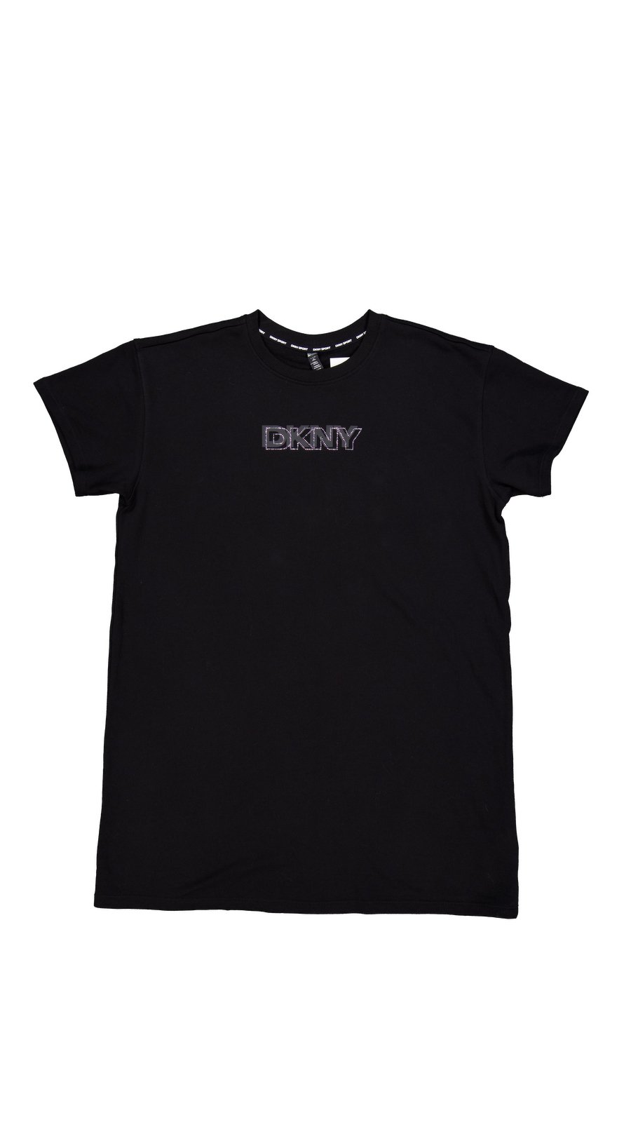 Dkny Mid-length Cotton Black XL International